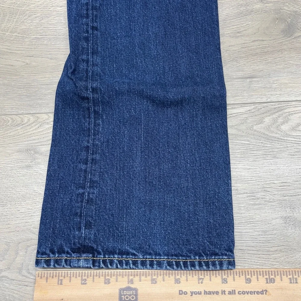 Abercrombie & Fitch Jeans Mens 32x34 Blue Bootcut 100% Cotton Denim